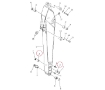 Įvorė skirta KOMATSU PC300 PC350 207-70-32150