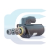 Solenoid for KOBELCO SK115 SK120 SK135 ED190 SK480 KWE5K-31/G24D40 YN35V00020F1