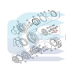 Final drive gearbox shaft for CASE JCB DAEWOO 9010 CX130 160837A1 Velenėlis varančiosios pavaros skirtas CASE JCB DAEWOO 9010 CX130 160837A1