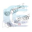 Shaft 11/13 L89 for HITACHI EX30 EX35 0750110 Velenėlis 1013 L89 for HITACHI EX30 EX35 0750110