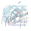 Wiper Motor for NEW HOLLAND DOOSAN DAEWOO 538-00011 53800011 valytuvu varikliukas