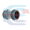 Hydraulic Hose Plug for VOLVO EC160 EW145 FC2121 VOE20459191 20459191 Sujungimas