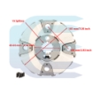 Hidraulinio siurblio mova 45H skirta Hitachi ZX170W SR2000G ZX250 4641504