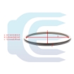 Floating Seal 220X241X12.5 for CATERPILLAR 312 314 191-2621 1912621 sonines pavaros riebokslis