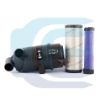 Air Filter Case +Filters for TAKEUCHI YANMAR 129612-12690 129612-12691 129612-12692 oro filtru korpusas