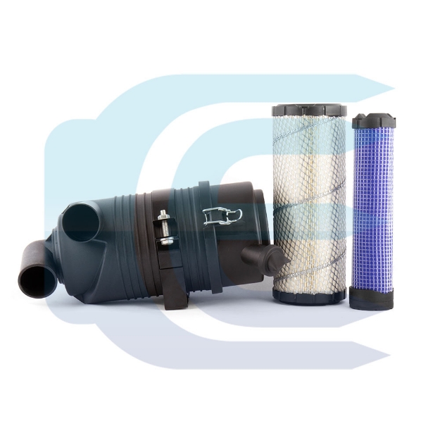 Air Filter Case +Filters for TAKEUCHI YANMAR 129612-12690 129612-12691 129612-12692 oro filtru korpusas