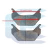 Brake Pad Kit for CASE NEW HOLLAND F140 LW170 W190 721 821 845 87715377 stabdziu kaladeles