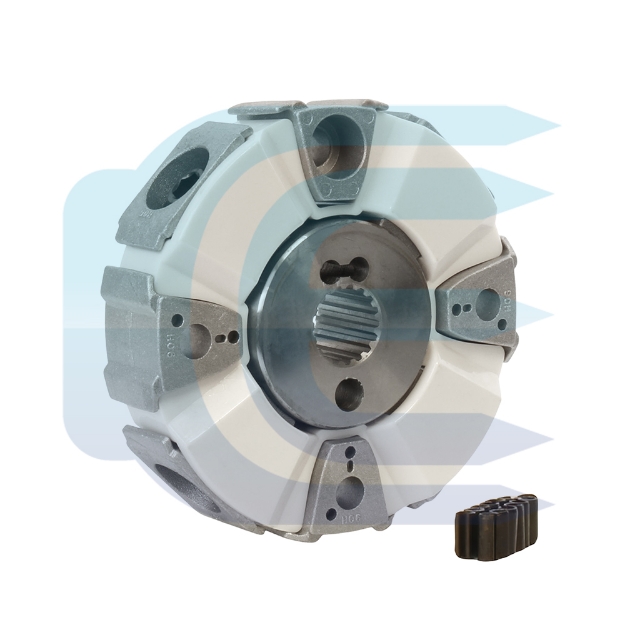 Coupling With Central Gear 90H 17 Splines for NEW HOLLAND 87528090