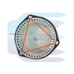 Elektrinis Ventiliatorius skirtas KOMATSU D155 D61 D65 D85 17A-Z11-7120