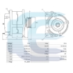 Alternator 24V for MITSUBISHI 24-28V 35A ME088887 generatorius