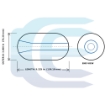 Bushing 44.7x76.2x131.7 for BOBCAT T250 T300 T3200 S330 6728999 įvorė